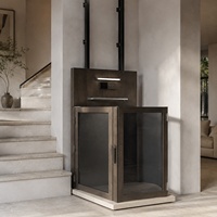Ascenseur de cabine fermée sur plateforme, ascenseur domestique personnalisé pour habitation privée, installation intérieure ou extérieure
