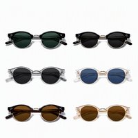Lunettes de soleil demi-cerclées en polycarbonate, protection UV400, polarisées, tendance, pour hommes et femmes, idéales pour la conduite en extérieur