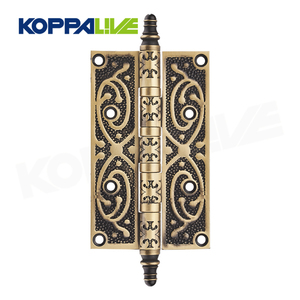 Charnières de porte en bois, rouleau réglable de luxe européen, 4 pouces, 5 pouces en laiton brossé, roulement à billes, charnières de armoire - Product Image 5