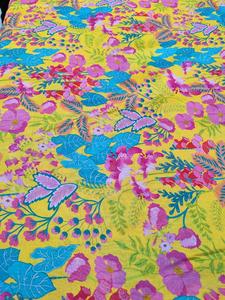 High Quality Woven Floral Printed Chanderi <b>Silk</b> <b>Fabric</b> Lightweight Multicolor Soft Breathable Kurti Dupatta Suit Dress Making - Product Image 5