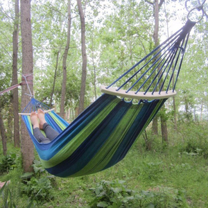 viaje de Camping al aire libre colgando cama de paracaídas de Nylon <span class=keywords><strong>hamaca</strong></span> con árbol correas para 2 personas - Product Image 4