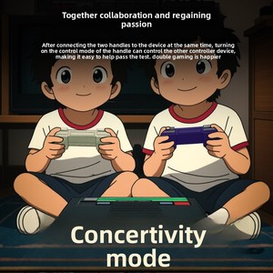 PC/안드로이드 무선 게임 패드 용 Switch2 핸들 홀 조이스틱 용 AL-Q10 레트로 BT 게임 컨트롤러 - Product Image 6