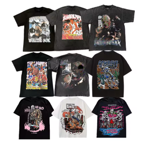 Camiseta Vintage con Logotipo Personalizado y Lavado Ácido |   Camiseta Extra Grande para Hombre, 100% Algodón Grueso |   Camiseta Blanca para Impresión DTG/DTF - Product Image 3