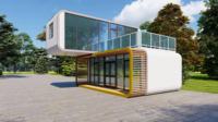 Villa préfabriquée de luxe détachable de 20 pieds et 40 pieds, type Apple Cabin, maison conteneur, capsule spatiale, taille personnalisée, design sur mesure