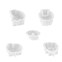 Silikonform für Kunstkerzen - Fruchtform Ungiftig Umweltfreundlich Tropffrei Anpassbare Form Weiß/Kundenspezifische Farbe REACH/RoHS