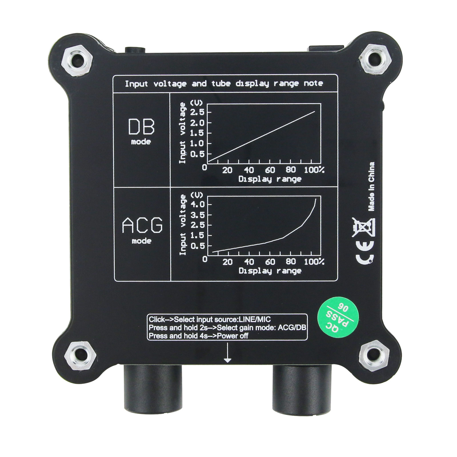 組み立てられていないVU9ミニIN9ニキシー管サウンドレベル
