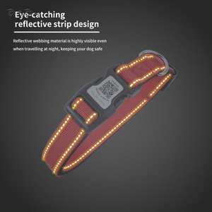 Collier de chien en nylon intelligent avec code QR réglable et imperméable pour la localisation des animaux de compagnie - Product Image 4