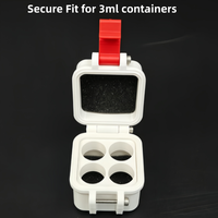 Boîte d'emballage en PETG noir 3 ml multi-spécifications pour flacons de peptides, vente en gros, OEM, haute qualité, stockage universel d'échantillons