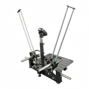 Machine à Rameur d'<span class=keywords><strong>Épaule</strong></span>s Professionnelle Commerciale Type V à 45 Degrés pour Entraînement Musculaire en Salle de Sport – Meilleure Vente - Product Image 1