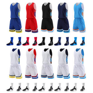 Maillots de basket-ball réversibles en mesh pour hommes, design personnalisé, été, confortables, respirants, anti-transpiration, impression par sublimation - Product Image 2