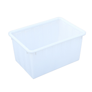 Petit récipient de stockage en <span class=keywords><strong>plastique</strong></span> de <span class=keywords><strong>100</strong></span> <span class=keywords><strong>litres</strong></span>, bassin carré pour l'industrie alimentaire - Product Image 6