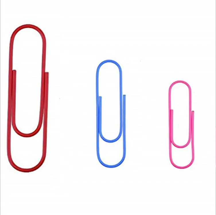 Hot sale nice price fashion popular high quality School Office Stationery Paper Clip Flat Metal Paper Clip