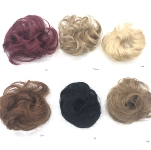 Worldwide Messy Bun hair scunchie buns 99J #613 # 1B # Colores Disponibles Piezas de cabello para mujeres 100% Cabello humano - Product Image 1