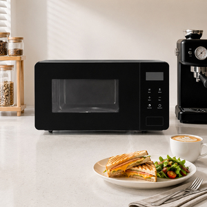 Four à <span class=keywords><strong>micro</strong></span>-ondes électrique compact de comptoir 600W avec logo OEM, appareil de cuisine avec fonction de décongélation, <span class=keywords><strong>micro</strong></span>-ondes 15L avec 5 niveaux de puissance <span class=keywords><strong>micro</strong></span> - Product Image 1