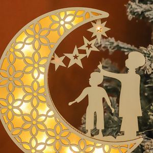 ผลิตภัณฑ์ไม้สำหรับรอมฎอน ของตกแต่งรูปพระจันทร์และปราสาทสำหรับงานอีดมูบารัค สำหรับตกแต่งโต๊ะในงานอิสลาม - Product Image 4