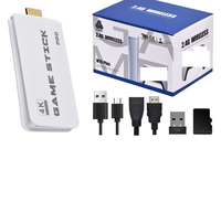 NKIWI M15 Console de Jeu Rétro Classique Sortie 4K HD, Clé de Jeu Vidéo avec Plus de 20 Émulateurs et Plus de 20000 Jeux Pris en Charge