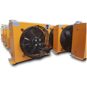 China Aluminum Plate Fin Heat Exchanger Price AH1012 100L air cooled hydraulic oil cooler