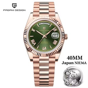 PAGANI DESIGN 1783 Luxus Uhr 40mm Automatic Mechanical Stainless Steel Watch for Men NH36A Week Best 2023 20mm Band - Product Image 6