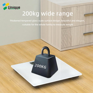 Báscula Inteligente para Bebés, Blanca, Rectangular, 200 kg, Funciona con Batería, con Modo de Sujeción del Bebé, Báscula Digital Portátil para Medir el Peso - Product Image 4