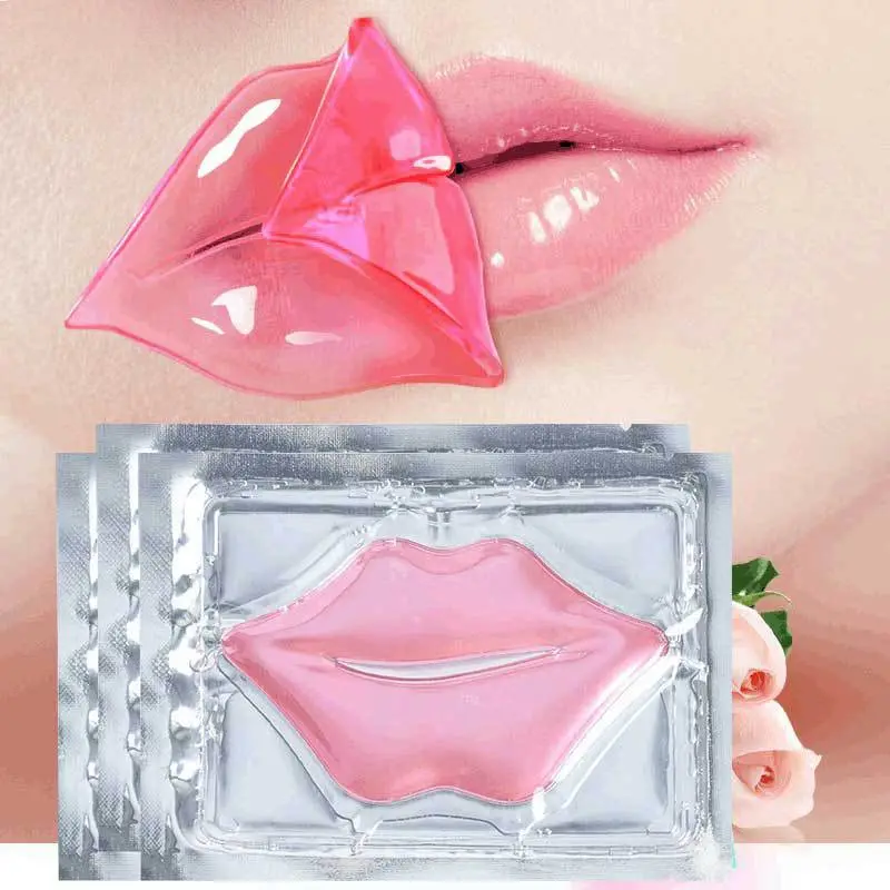 Jiajie Private Label Groothandel Lip Lightening Masker Vel Crystal Collageen Lip Masker