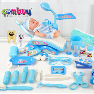 Kit de jeu d'imitation de lit dentaire, ensemble de <span class=keywords><strong>docteur</strong></span> pour poupée, jouet pour bébé - Product Image 2