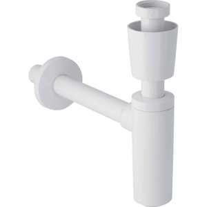 Chrome 40X1 \ "1/4 VISIBLE SIPHON pour nettoyeurs de vidange de lavabo - Product Image 1