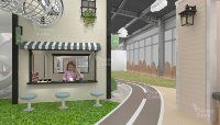 Structure de jeu modulaire personnalisable, idéale pour les cafés, les centres commerciaux, montage facile, rembourrage sécurisé, équipement d'amusement intérieur