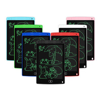 Tablette d'écriture LCD électronique pour enfants Planche à dessin colorée avec fonction de feuilles mobiles