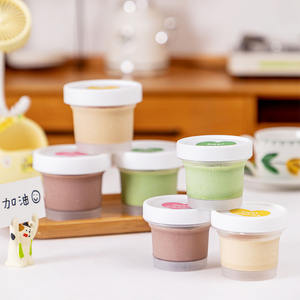 Mingyu Gobelets à dessert en plastique réutilisables avec couvercle Récipient de parfait et de pudding <span class=keywords><strong>au</strong></span> <span class=keywords><strong>yaourt</strong></span> épaissi pour <span class=keywords><strong>fruits</strong></span> et crème glacée - Product Image 3