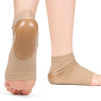 Protège-talons Achilles à compression, manchon épaissi, chauffe-talons, soulagement de la douleur au pied et de la bursite, semelle confortable en SEBS/Nylon