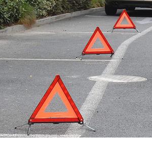 Señal de Advertencia Triangular Triple Reflectante para Automóvil, Herramienta de Emergencia Plegable para Averías en Carretera, Señal de Seguridad - Product Image 2