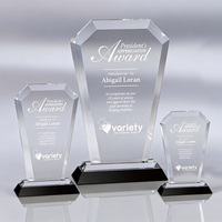 Nouvelle conception, plaque en cristal très vendue, trophée pour cadeau d'affaires, souvenir