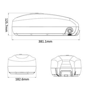 Batterie de réservoir à haute capacité REVI <span class=keywords><strong>Cougar</strong></span> 48V 52V 60V 15Ah 18Ah 20Ah 25Ah pour REVI <span class=keywords><strong>Cougar</strong></span> Pro, Samebike M20, M20-III Ebike - Product Image 6