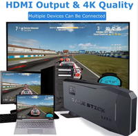 Control Inalámbrico Dual 2.4G, Control de Juego Inalámbrico M8, Consola de Videojuegos de 64G para TV, con 20000 Juegos Integrados