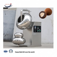 Nouvelle petite cuve de polissage automatique en acier inoxydable de type laboratoire, 1-5 kg/lot, diamètre 400 mm, pour le revêtement de bonbons et confiseries, idéale pour les petites usines et laboratoires.