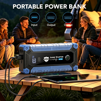 Démarreur d'urgence portable 12 V pour batterie de voiture, pour jusqu'à 10 L de diesel ou 7 L d'essence