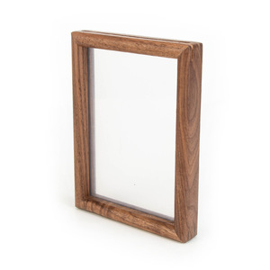 Cadre photo en bois de hêtre rectangulaire pour table, écologique, en noyer, ensemble de tailles 6, 7, 8 pouces - Product Image 4