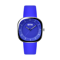 Montre Fenyi en cuir carrée, colorée, mignonne, simple et décontractée, à quartz, résistante à l'eau, pour femmes, filles et étudiantes - Vente en gros