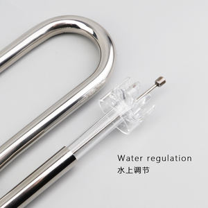 אקווריום 304 נירוסטה מתכת שושן צינור כניסה ויציאה צינור צינור עם שמן-סרט רחף סט - Product Image 5