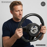 Volant sport en cuir PU style LCI, couleur personnalisée, pour M5/M4/M2 (G05/G20/G30/G2X/G3X/G8X/F9X) M3/X3/M6 2018-2024