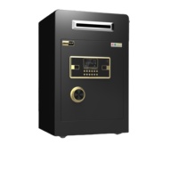 Coffre-fort électronique à fente sous comptoir pour dépôt de pièces de monnaie et argent