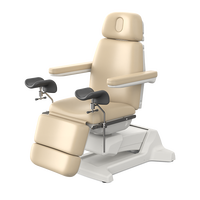Chaise d'examen médicale électrique Otto-332FC pour salon, spa et clinique, réglable pour les soins des cils, du visage, de la dermatologie, esthétique, pour hôtel et usage beauté