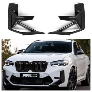 Superventas 2022-IN Car Duckwing Body Kit adecuado para <span class=keywords><strong>BMW</strong></span> X4M Series F98 SQ Style Dry Carbon Fiber Front Bumper Side Wind Knife - Product Image 1