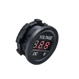 Voltmètre numérique LED DC 5V-48V, ampèremètre, compteur de tension et de courant pour voiture et moto, détecteur de tension, testeur, moniteur, panneau - Product Image 1