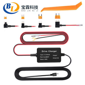 Car Step-down <b>Cable</b> 12V/24V to 5V Dash Cam Step-down <b>Cable</b> 24-hour Parking Monitoring Cross-border Supply L184 - Product Image 6