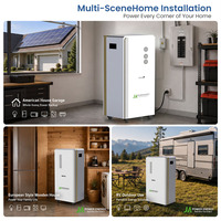 Système de stockage d'énergie domestique 48 kWh JApower 12 kW triphasé tout-en-un hybride ESS avec onduleur hybride Deye intégré