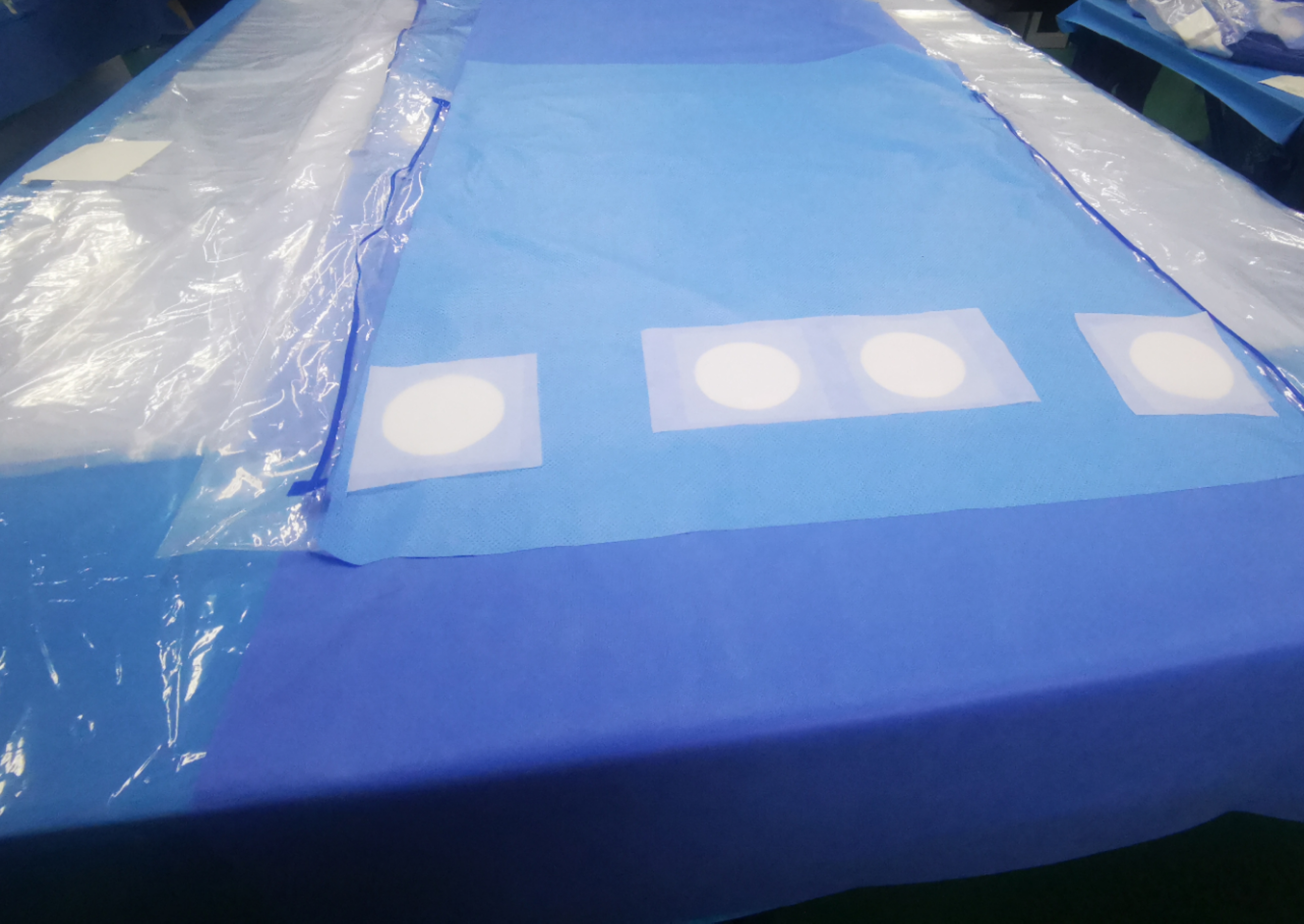 SMS Ophthalmic Drape With Pouch ISO FDA Disposable Eye Drape