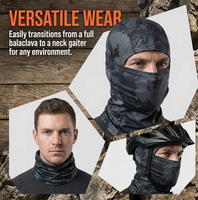 Cagoule d'été élastique respirante à séchage rapide pour hommes et femmes, masque facial complet de protection solaire pour le cyclisme, la randonnée, la pêche et le ski
