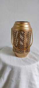 <b>Brass</b> <b>Lantern</b> Candle Holder Wire Mesh Hanging Lamp Decorative Light Jar for Home Wedding Party - Product Image 4