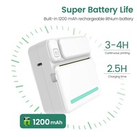 Imprimante thermique portable C19 mini 2026, la plus vendue, connexion sans fil Bluetooth, imprimante pour téléphone, imprimante pour devoirs d'étudiant, PK C9 B1